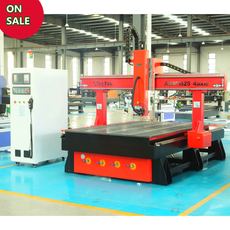 

4x8 CNC Router 1325 CNC Router Table Mach3 System 4 Axis CNC Wood Router Carving Machine