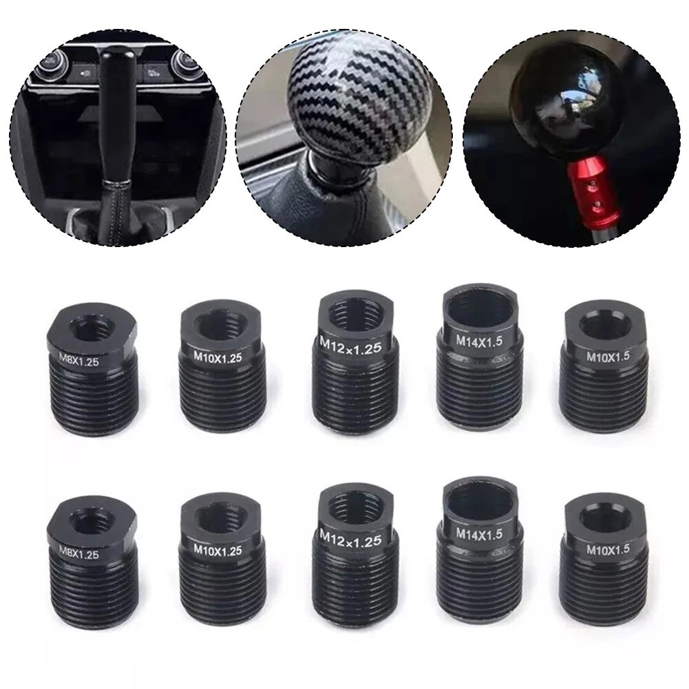 Adaptador Manopla Câmbio Lasuroa - 5 Peças - Rosca M8 M10 M12 M14 Universal
