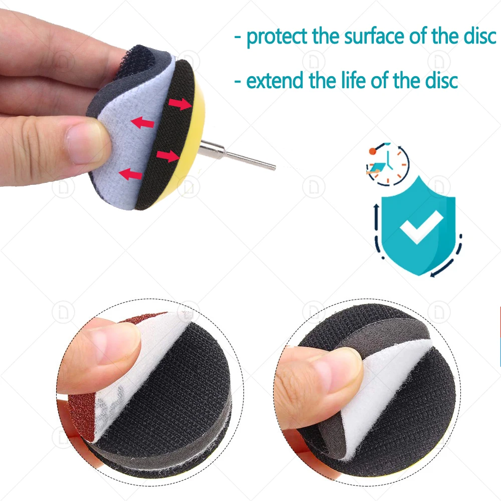 30PCS Sand Paper Sanding Discs 60-5000 Grits Round Flocking Sandpaper Sanding Grinder Polishing Automotive Wood Orbital Sander sanding discs sandpaper set polish sand paper sandpaper tools mini sandpaper kit sander pads