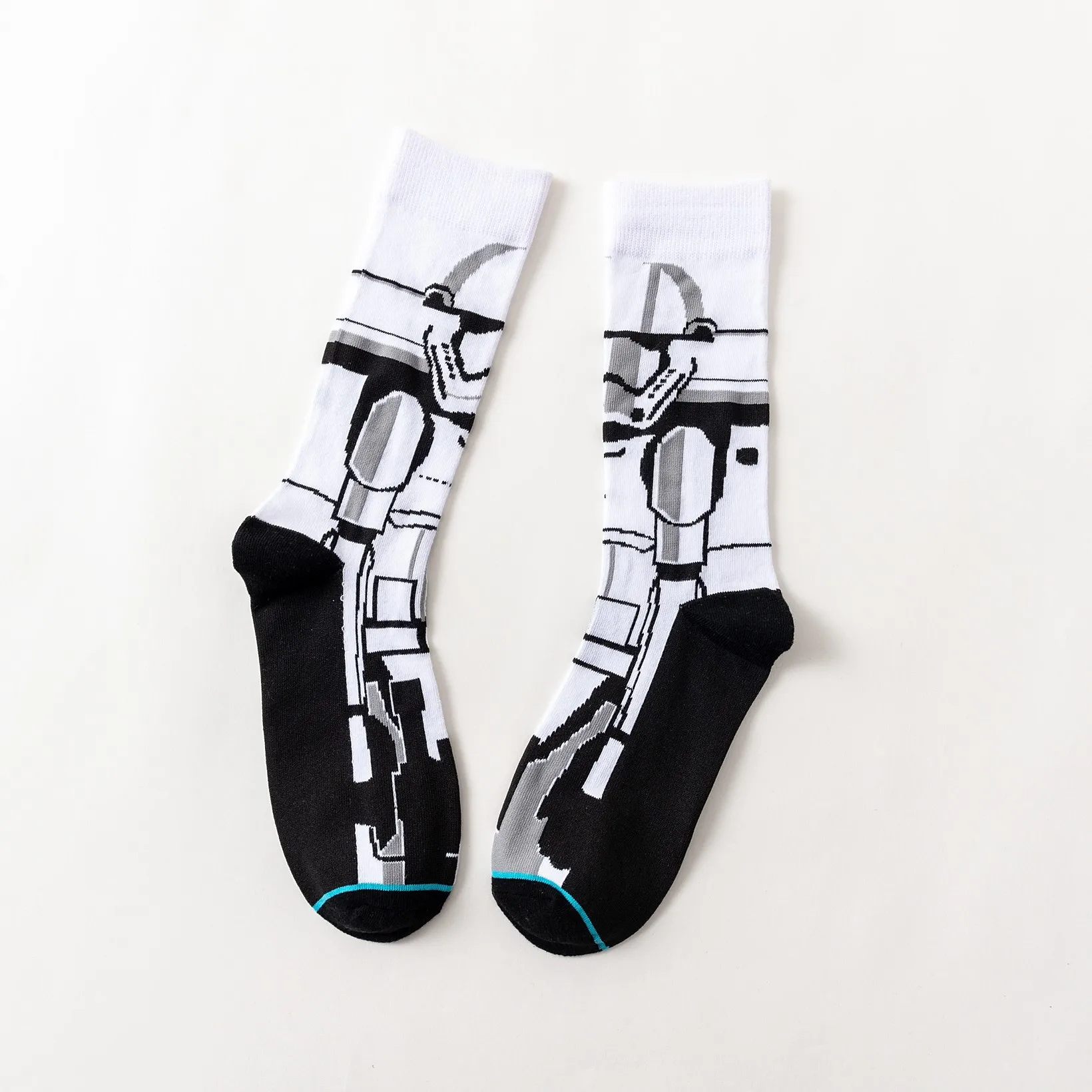 Anime Socks 1 pair Autumn Winter Anime Socks Movie Men Socks Cosplay Socks Skateboard Socks Long Casual Versatile Novelty Women's 37-45