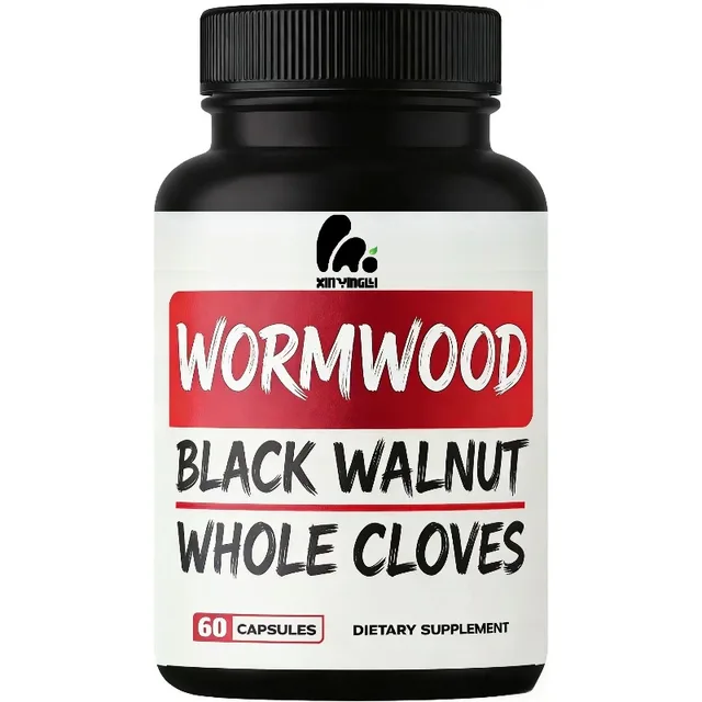 Wormwood Capsules 1500mg containing Black Walnut and Clove