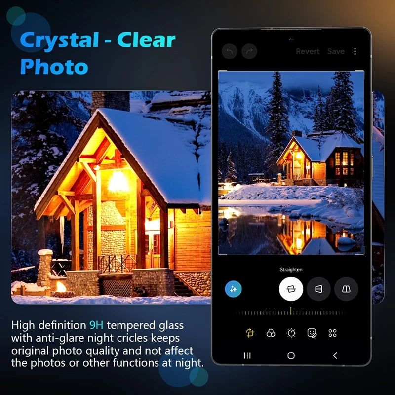 High-Definition Camera Protective Tempered Glass Lens Film - Clear