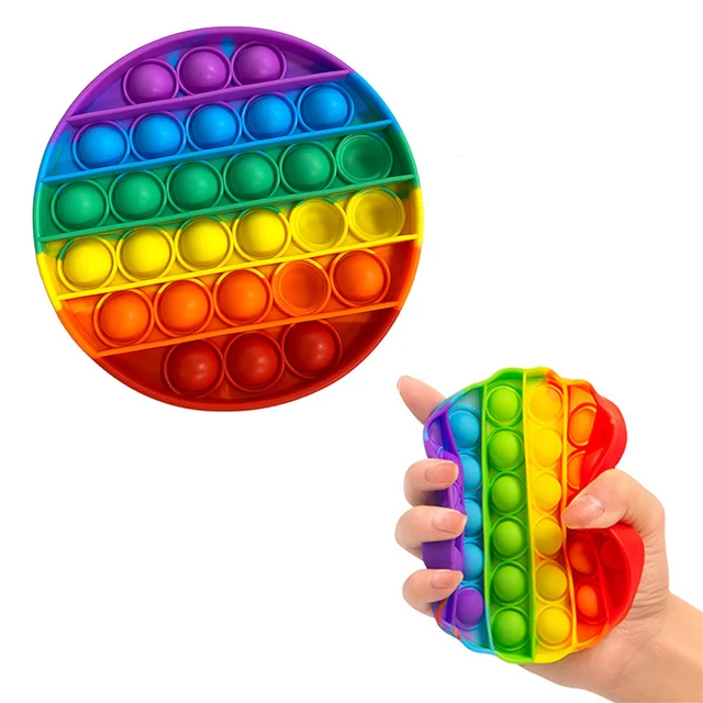 Creative Fidget Toys Fingertip Fidget Toy Rainbow Twist Toy Exquisite  Rainbow Fidget Squeeze Fidget Toys Stress Relieve Toy For - AliExpress