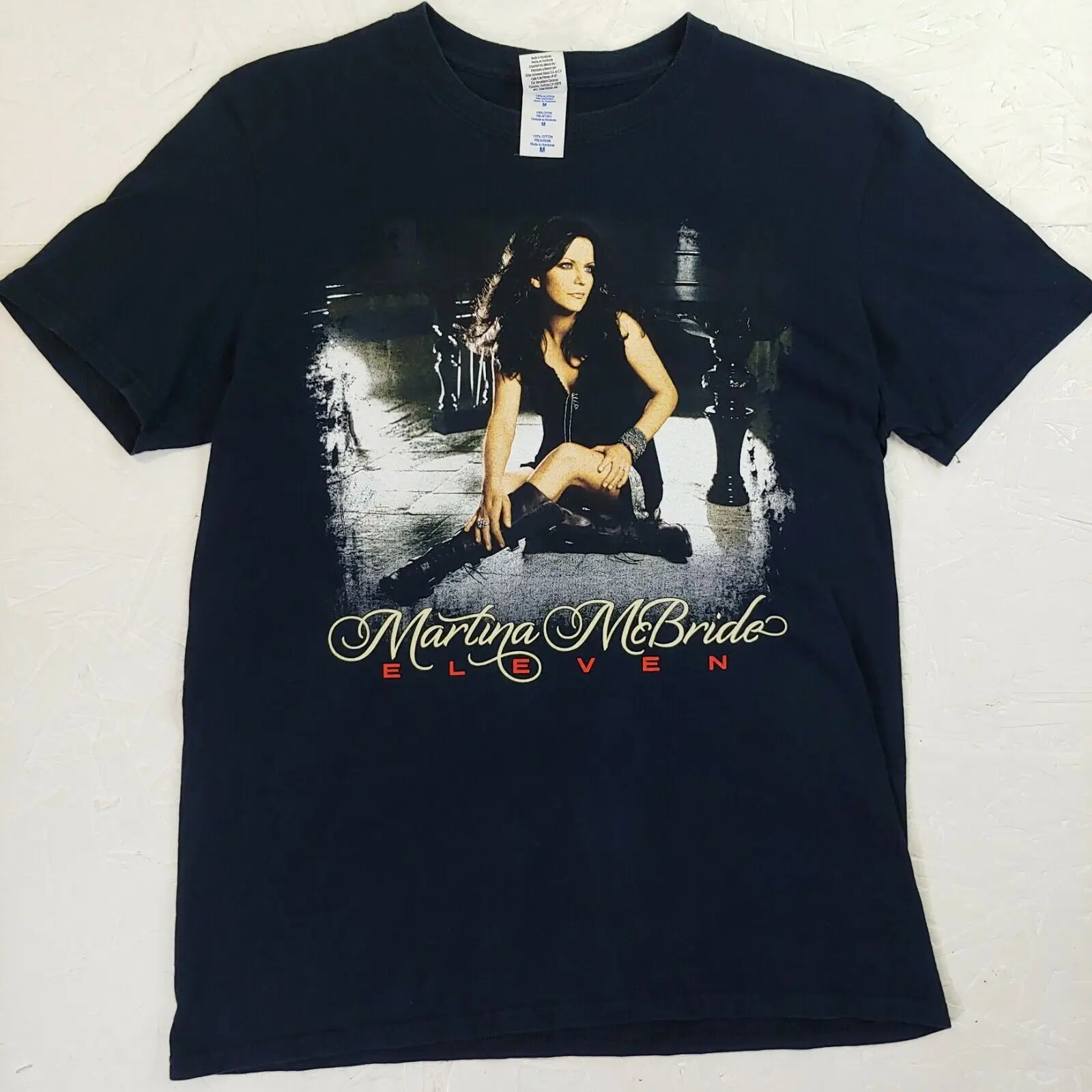 Martina Mcbride T-Shirt Eleven Tour Concert Double Sided Size Large Sexy Woman