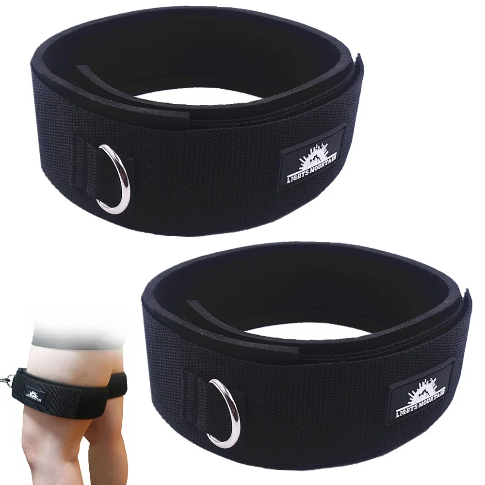 Fitness Ankle Straps Ankle Wrist Cuffs Ankle Wrist Weights Ankle Straps Neoprene Padded Calabash Hook for Gym Cable Machines Thigh Exercises Glute Workout Band