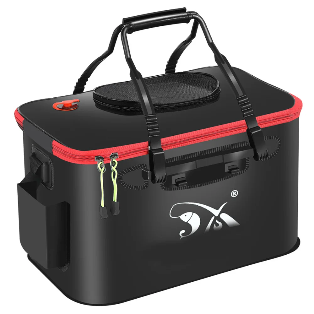 Foldable Fishing Bucket, Fish Bucket, Multi-Functional EVA Bag for
