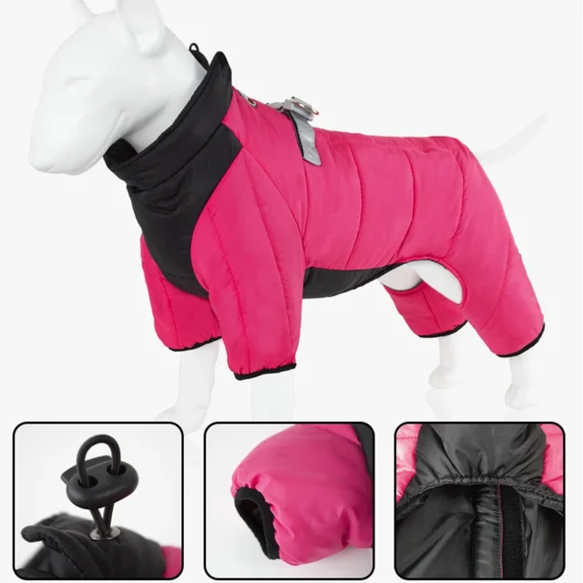 Winter Dog Coat Warm Waterproof 3