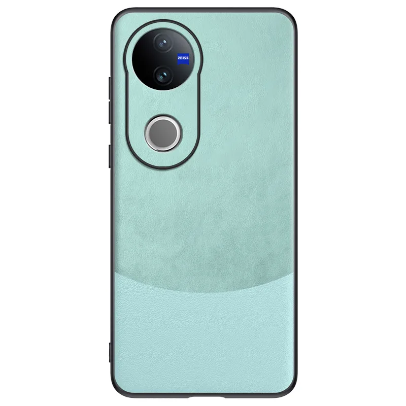 Dual Color PU Leather Anti-Shock Hard Skin Cover Case