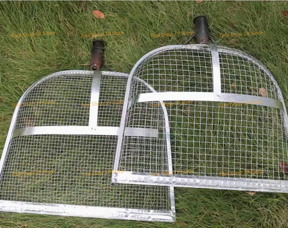 Gardening Leaking Soil Shovel Agricultural Filter Screen Sieve Soil Shovel Steel Peanut Sieve Agricultural Filter