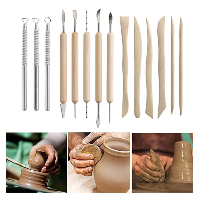 Pottery Clay Ceramic Tools Wooden  Pottery Tools Diy Ceramic Clay - Wood  Stamp Diy - Aliexpress