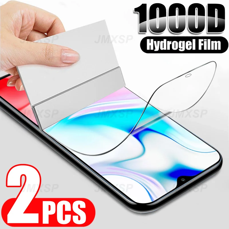 

2Pcs Hydrogel Film For Redmi 9 8 7 9A 9i 9T 9AT 9C NFC 8A 7A Screen Protector For Redmi Note 9 8 7 Pro 8T 9T 9S Protective Film