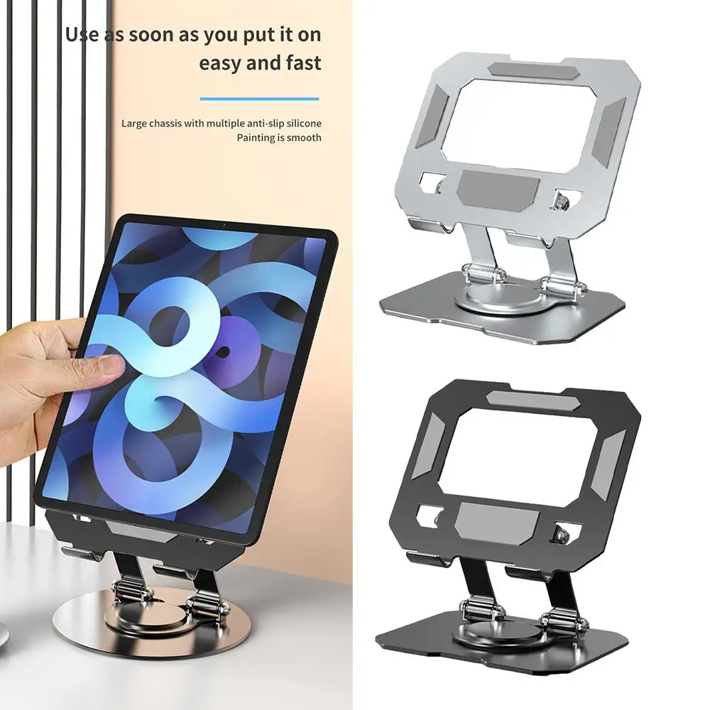 

Multifunction Pad Stand Ablet Support Stand 360 Degree Rotating Folding Phone Holder For IPad Accessories Tab O1W9