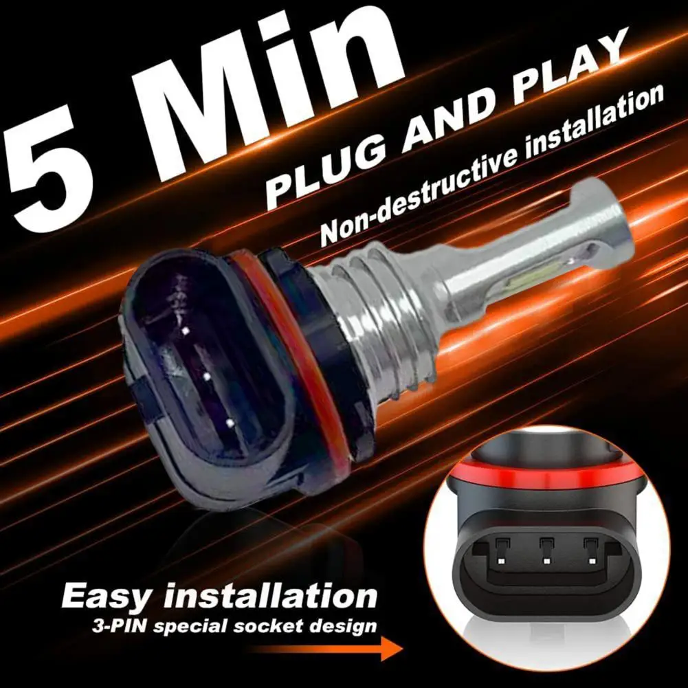 

Быстрая установка фара высокопроизводительная автомобильная светодиодная фара Замена с быстрой установкой широкий угол для видимости