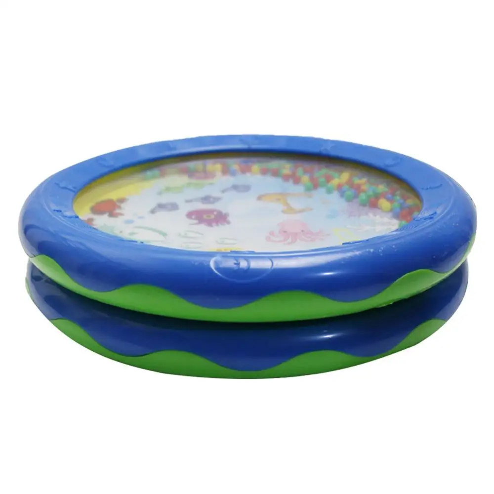 8inch Marine Animal Tambourine Ocean Wave Beads Drum Musical Education Kids Toy
