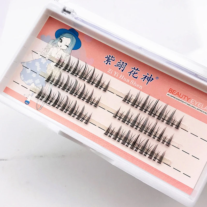인조 속눈썹 세그먼트 접목 단일 클러스터 속눈썹, 자연스러운 부드러운 단일 클러스터 속눈썹
