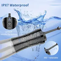Water Flosser for teeth with camera 350ML Visual Cordless Portable & Rechargeable IPX7 Waterproof Flossing Clean for Home Traver 2