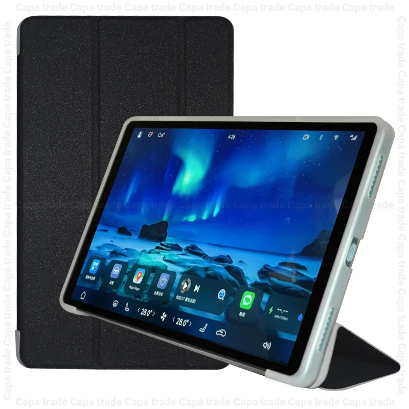 Slim Tri-Fold Stand Cover with Soft Back