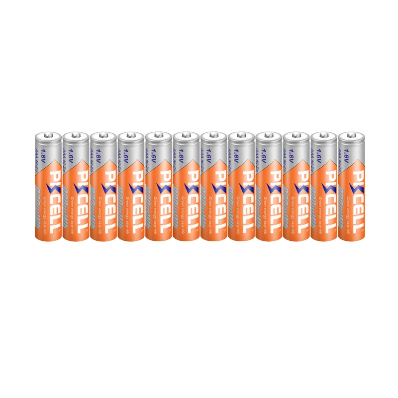 12Pcs Pkcell Aaa 1.6V 900Mwh Ni-Zn Aaa Batterie Ricaricabili 3A Batterie Nizn Aaa Per Microfono Tastiera Wireless