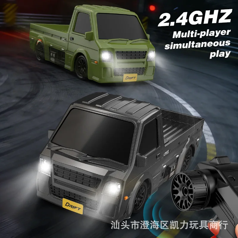 High-Speed 1:64 Scale Mini RC Drift Truck Toy