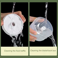 USB Wireless Electric Garlic Masher 250ml Press Mincer Vegetable Chili Meat Grinder Food Chopper Kitchen Accessories 6 Blades 3