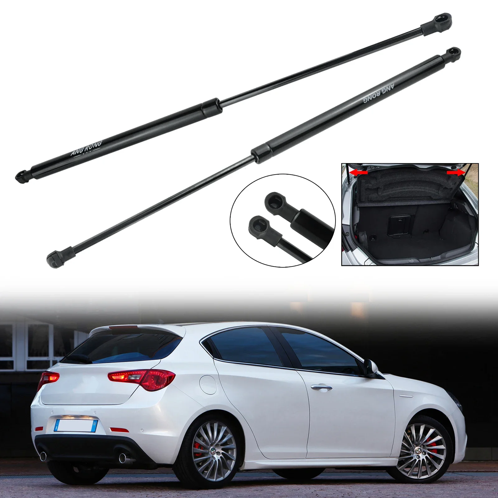 For Alfa Romeo Giulietta 940 2010-18 Rear Tailgate Boot Trunk Gas Support Struts Boot Gas Struts
