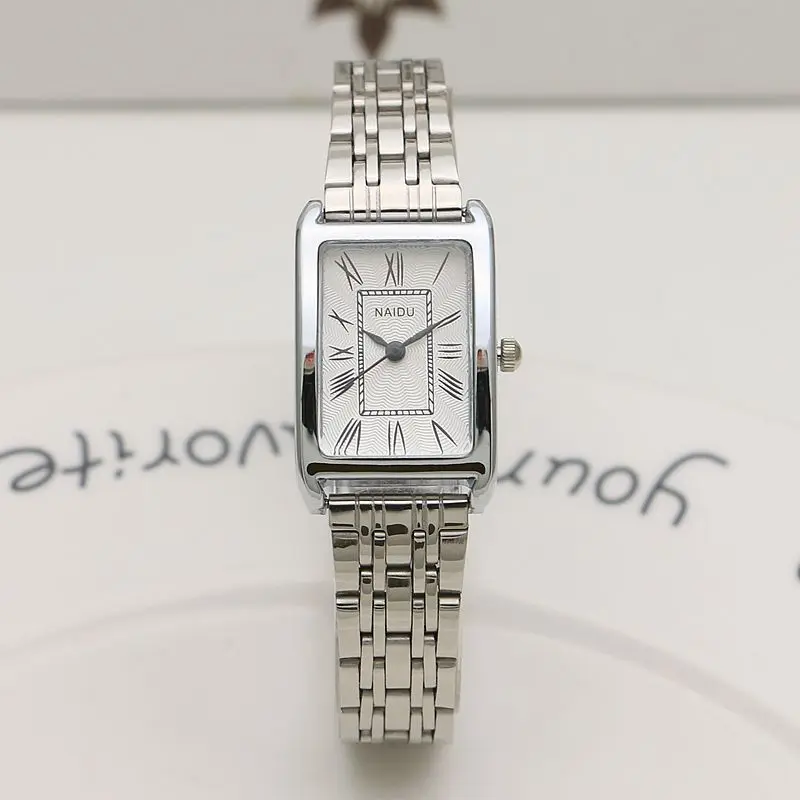 Watches for Women Rectangular Roman Scale Ladies Steel Strap Watch Fashion Trend Thin Strap Quartz Wristwatches Relogio Feminino 2