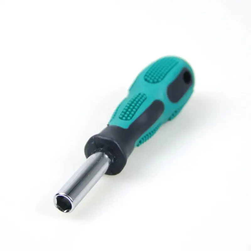 Bit Holding Screwdriver with Soft Finish Handle, 1/4