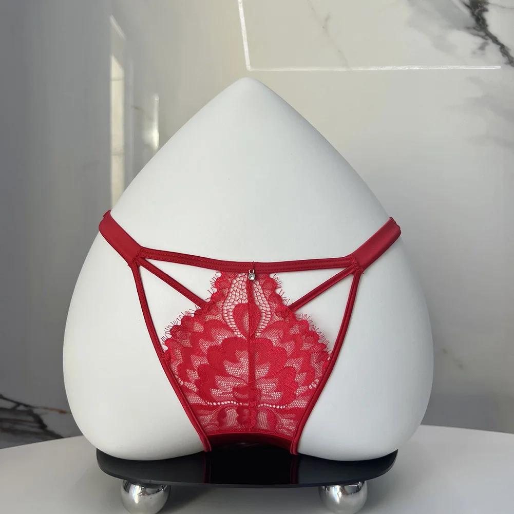

Women Sexy Lingerie Underwear Hollow Full Lace Transparent Panties Mesh Brief Breathable Intimates G-String Thong Underpants
