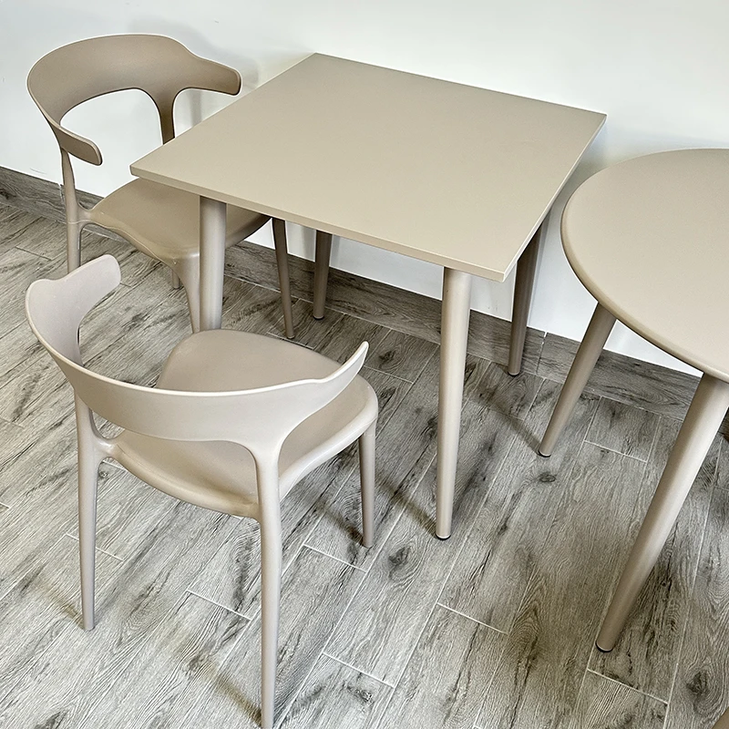 Description Picture 2 of itemNordic Leisure Garden Furniture Sets Outdoor Patio Balcony Table and Chair Waterproof Sunscreen Stackable Simple Plastic Chair L