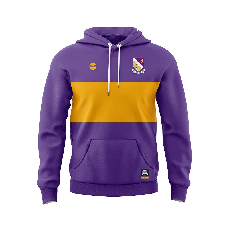 Clare GAA Training Jersey MENS HOME HOODIE RUGBY JERSEY Size: S-M-5XL