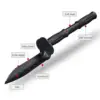 Metal Detector Digging Tools Serrated Edge Digger With Sheath Stainless Steel Garden Shovel Knife Extended Handle Camping Supply 3