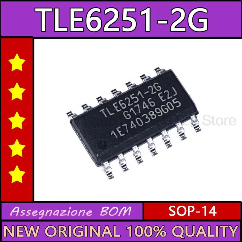 

10PCS TLE6251-2G TLE6251 2G sop-14 New original ic chip