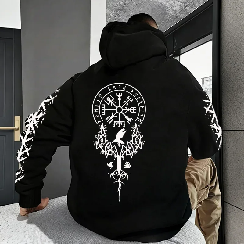 Men High Quality Hooded Sweatshirt Autumn Winter Casual Sport
