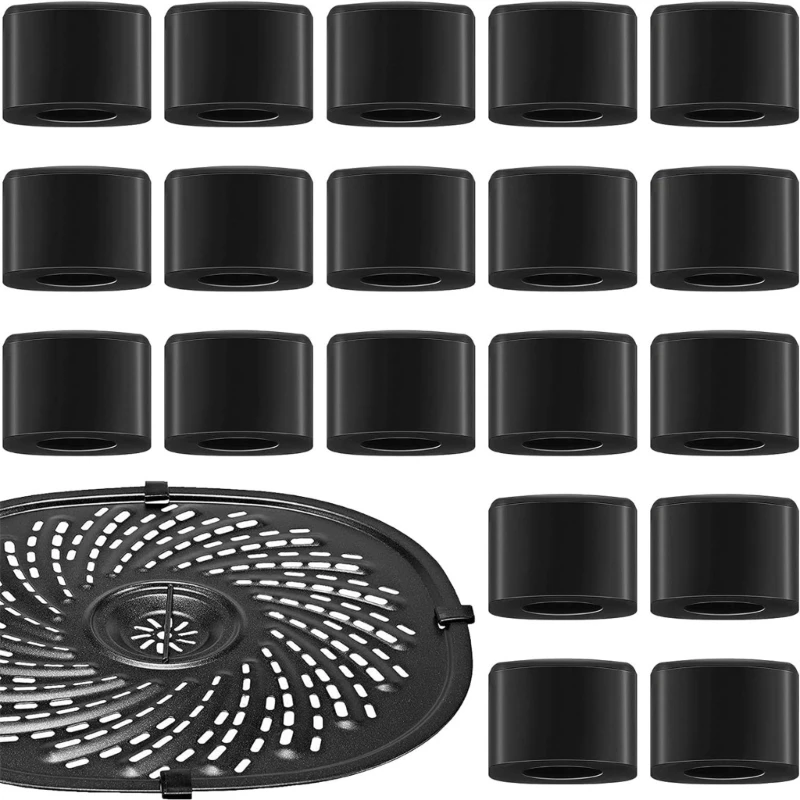 20Pcs Air Fryers Component Protectors Air Fryer Tray Feet Bumpers Air Fryer Bumpers Corner Protectors Air Fryer Bumpers Dropship