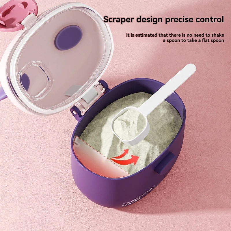 Baby Milk Powder Box Large Capacity Storage Convenient Seal Anti Moisture Proof Packing Milk Powder Storage Tank Box
