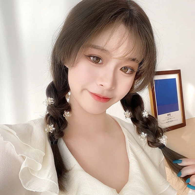 Bobury 12PCS Ragazze Piccoli Fiori Di Cristallo Metallo Artigli - Foto 4