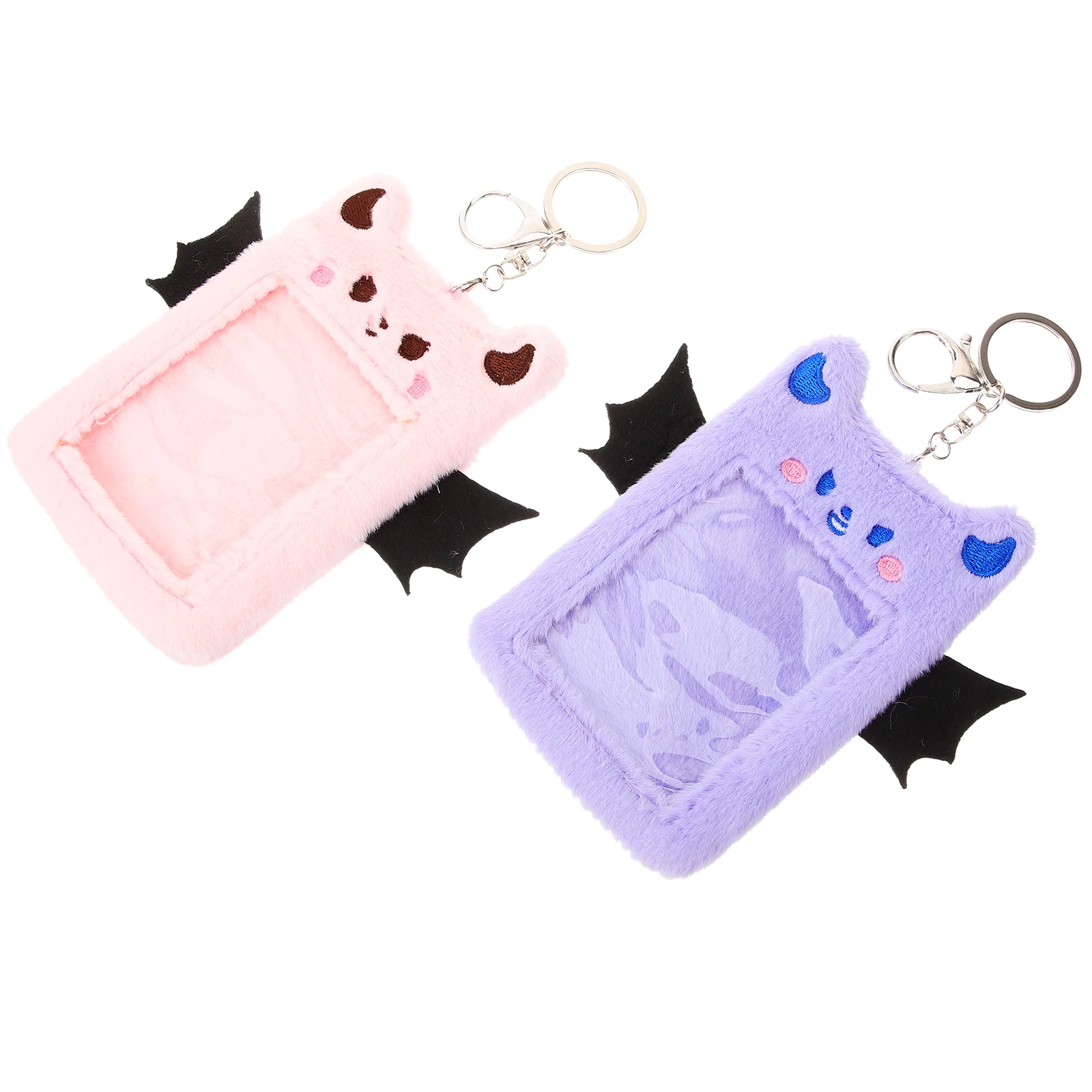 

ID Card Holder Clip Plush Card Holder Postcard Holder Plush Postcard Sleeve Student Holder Photo Card Holder Anti-Lost Sleeves