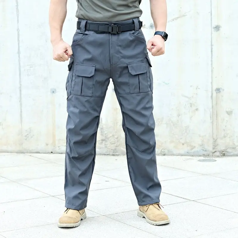 

New Versatile Four Seasons Cargo Pants for Men, Tactical Spring and Autumn Pants with Multiple Pockets and Waterproof Design