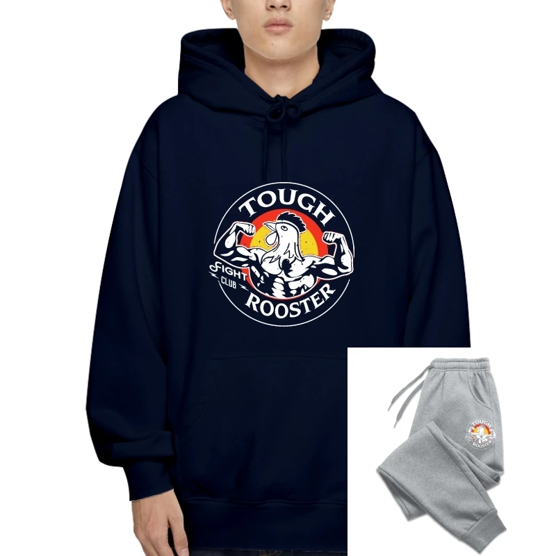 

TSDFC Tought Rooster Hoodies Black unisex men women Pullover
