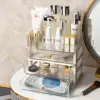 Luxury Drawer Makeup Storage Box Large Cosmetic Case Acrylic Jewelry Lipstick Storage Box Vanity Countertops Makeup Organizer 2
