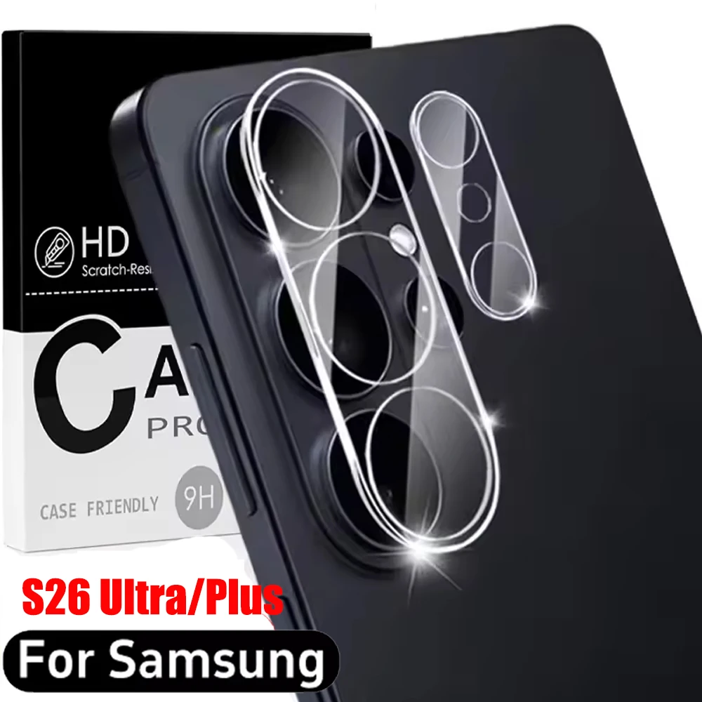 삼성 갤럭시 S26 울트라 플러스 S26U S26Plus S 26울트라 풀 커버리지 카메라 렌즈 보호 강화 유리 투명 HD 필름