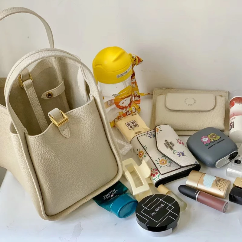 Original 100% Songmont Bucket Bag Vegetable Basket Series Women's Small Personality Design Large Capacity Portable Shoulder Bag