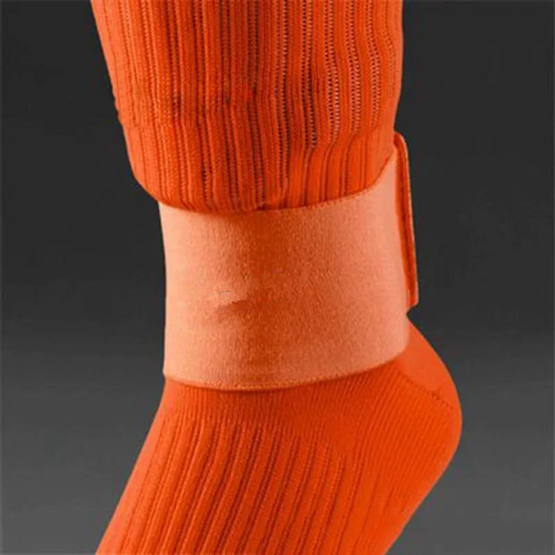 2PC Adjustable Shin Guard Fixed Bandage Tape Soccer Shin Pads Prevent Drop Off Elastic Sports Bandage Safety Legwarmers soccer shin guards shin guard pads