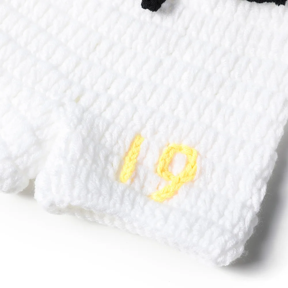 Baby Boy Girl Soccer Set Photography Props Accessories Newborn 0-3 Months Knitted Handmade Newborn Clothing Baby Sportswear Gift