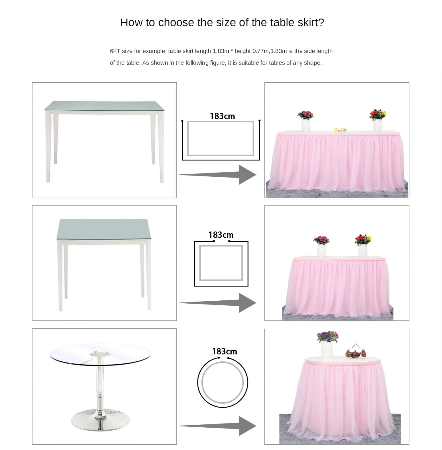 Description Picture 4 of itemTulle table skirt high-end gold-rimmed mesh wedding New Year's party decoration hotel supplies mesh table skirt table cover