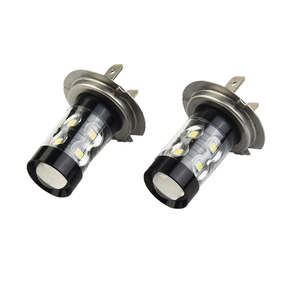 

2PCS H7 Fog Light Bulbs 160W High Power LED Lamp Headlight Fog Light Application Side Light Fog Light Daytime Running Light DRL