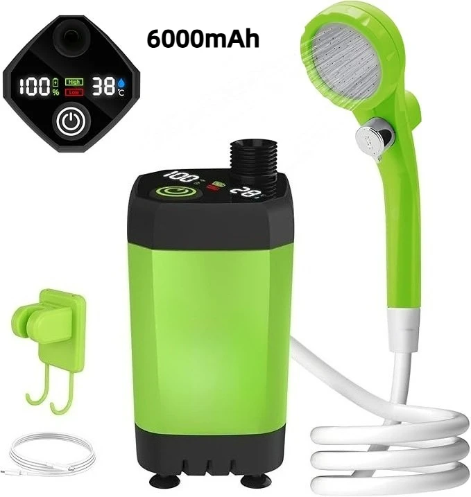 6000mAh green