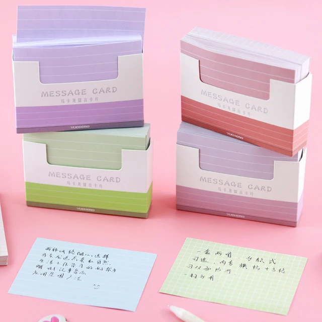 3X5 4X6 Inch American Index Card Index Cards Word Card Learning Plan Memo Card  Storage Box - AliExpress