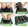 Black Gardening Manual Soil Block Maker Soil Blocker Garden Sowing Tool Suitable For Garden Soil Potted Plants Outdoor Plants 4