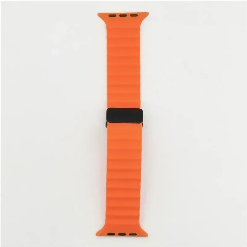ตัวเลือกสินค้า สร้อยข้อมือกีฬาซิลิโคนแม่เหล็กสำหรับ Apple Watch